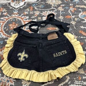 Saints Black and‎ Gold Jean Apron
